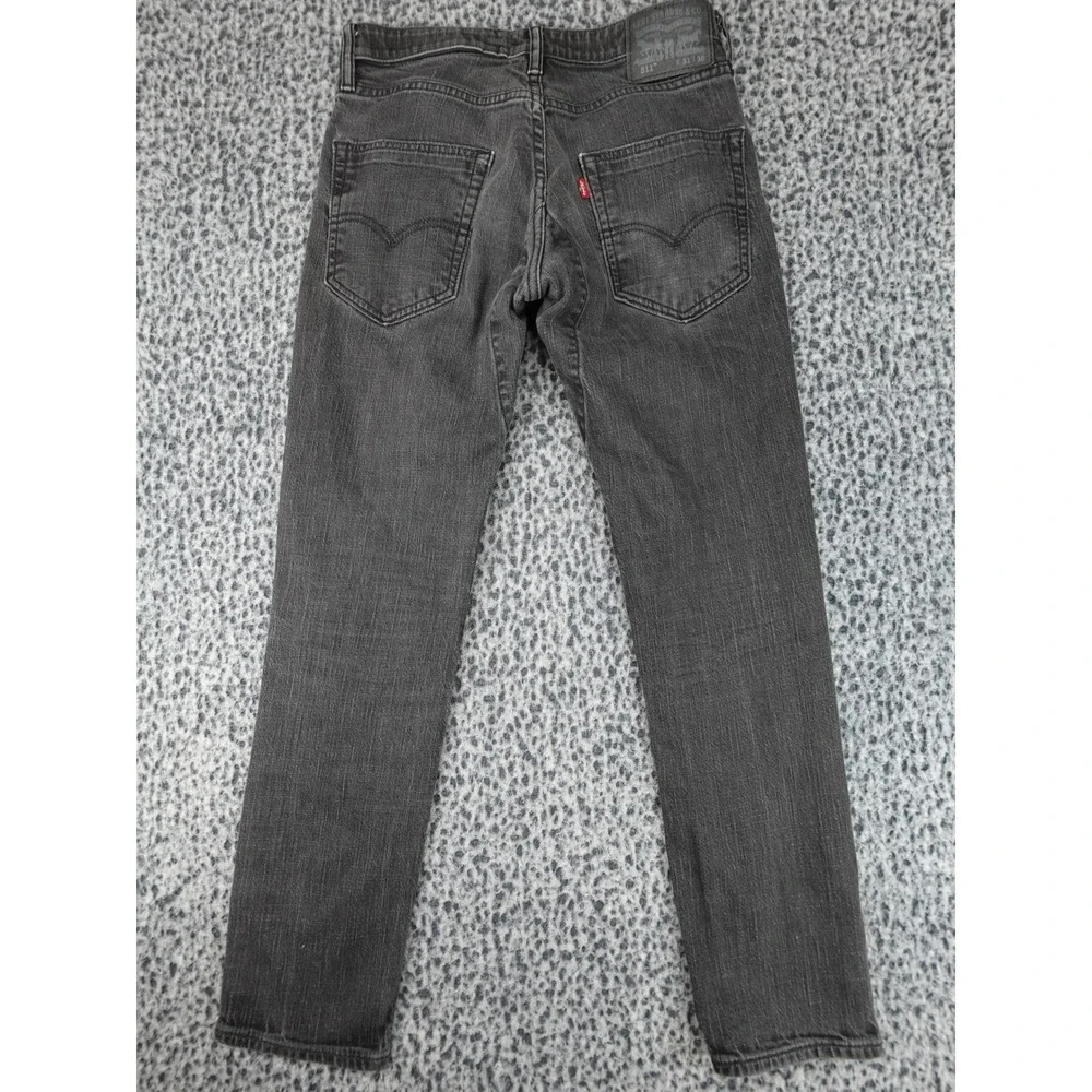 Levis 511 Slim Fit Jeans Mens 31x30 Gray Faded Denim 19111-0063
